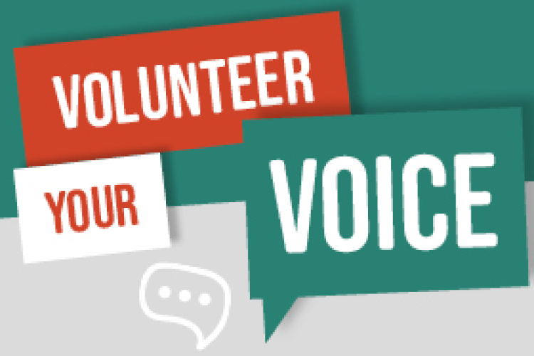 Volunteer your voice
